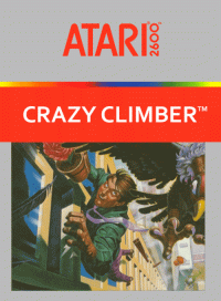 Crazy Climber Atari 2600 US box art